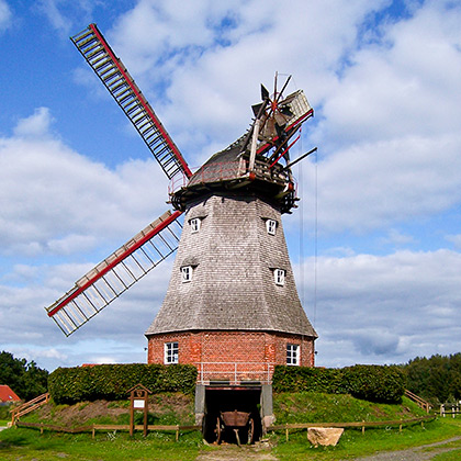 Windmühle Lübberstedt im Teufelsmoor